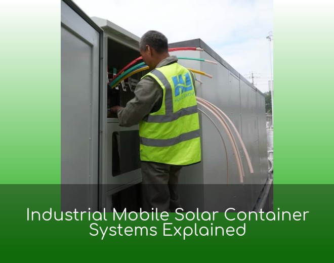 Industrial Mobile Solar Container Systems Explained